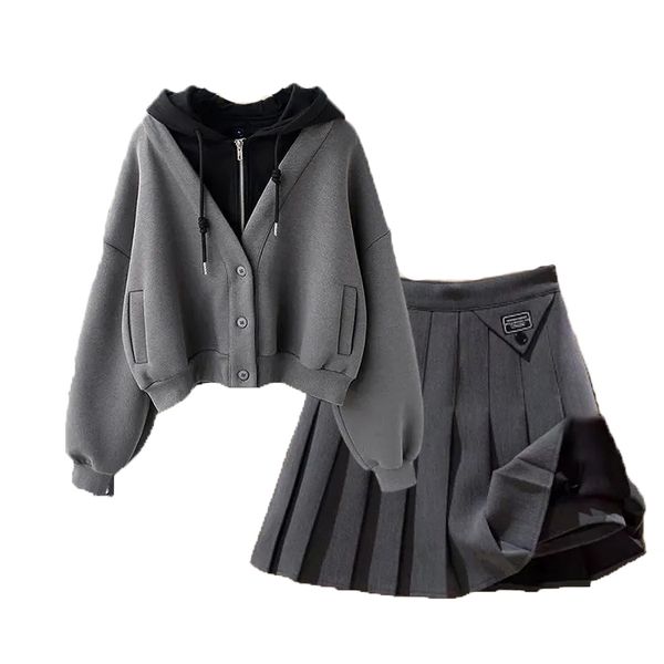 women's knits tees spring two piece set skirt high waist female streetwear sweatshirt a line skirts two piece women harajuku pullover 2, White
women's knits tees spring two piece set skirt high waist female streetwear sweatshirt a line skirts two piece women harajuku pullover 2, White