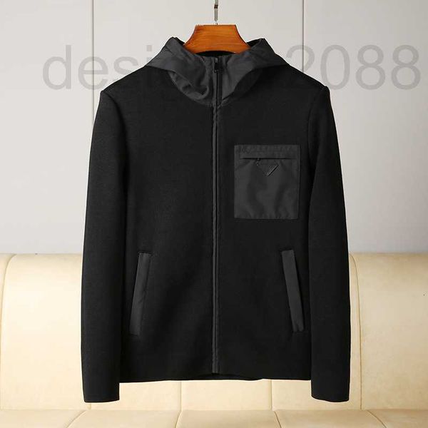 men's jackets high-quality menswear designer luxury jacket fashion stitching pocket zipper black casual hooded mens knitted coat ydqg, Black;brown
men's jackets high-quality menswear designer luxury jacket fashion stitching pocket zipper black casual hooded mens knitted coat ydqg, Black;brown