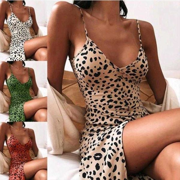 spring and casual dresses summer leopard print printed v neck strap dress womens, Black;gray
spring and casual dresses summer leopard print printed v neck strap dress womens, Black;gray