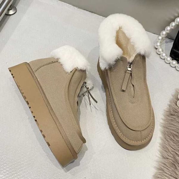 boots 2023 new women's thermal shoes snow fur casual comfortable botas mujer 221215, Black
boots 2023 new women's thermal shoes snow fur casual comfortable botas mujer 221215, Black