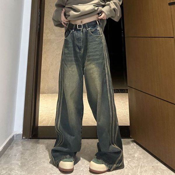 women's jeans clothing spring stripe flared autumn winter high waist loose slimming wide leg pants fashionable 230110, Blue
women's jeans clothing spring stripe flared autumn winter high waist loose slimming wide leg pants fashionable 230110, Blue