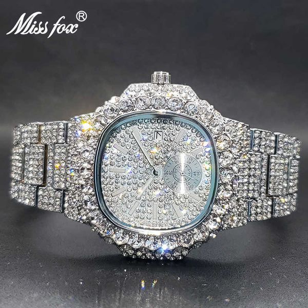 men's watches luxury classic design full diamond square hand clock waterproof hip hop quartz watch for men 230116, Slivery;brown
men's watches luxury classic design full diamond square hand clock waterproof hip hop quartz watch for men 230116, Slivery;brown