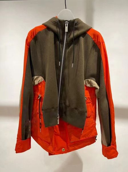 women's jackets color patchwork hooded jacket winter zip pocket decorated ladies vintage coat all match 230110, Black;brown
women's jackets color patchwork hooded jacket winter zip pocket decorated ladies vintage coat all match 230110, Black;brown