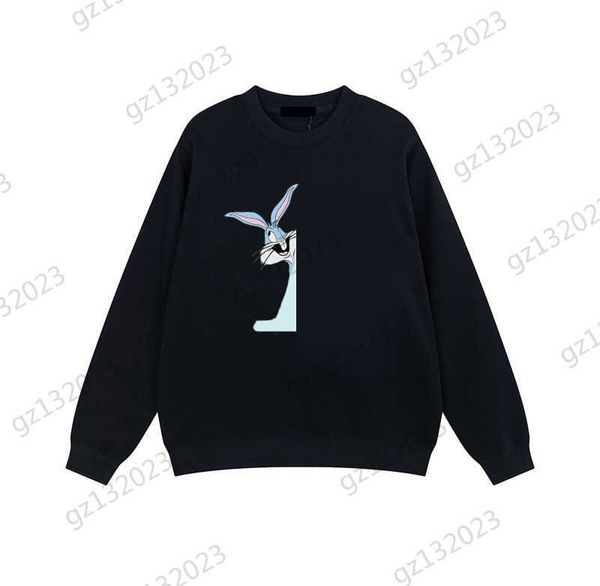 men women hoodie sweatshirt rabbit letter print round neck pullover sweatshirts threaded edges fashion designer joker sweatshirts for women, Black
men women hoodie sweatshirt rabbit letter print round neck pullover sweatshirts threaded edges fashion designer joker sweatshirts for women, Black