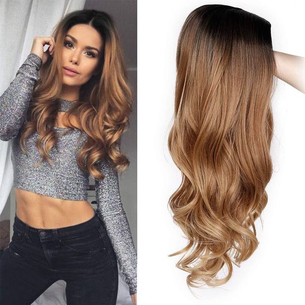 fashion wig mechanical chemical fiber hair women full head cover length curly hair, Black
fashion wig mechanical chemical fiber hair women full head cover length curly hair, Black