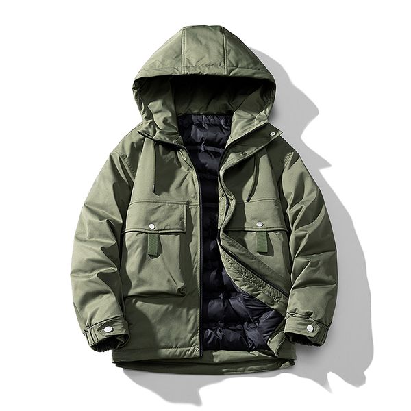 men's jackets military style parkas winter coat hooded windproof safari cargo windbreaker thicken puffer jacket for men 230110, Black;brown
men's jackets military style parkas winter coat hooded windproof safari cargo windbreaker thicken puffer jacket for men 230110, Black;brown