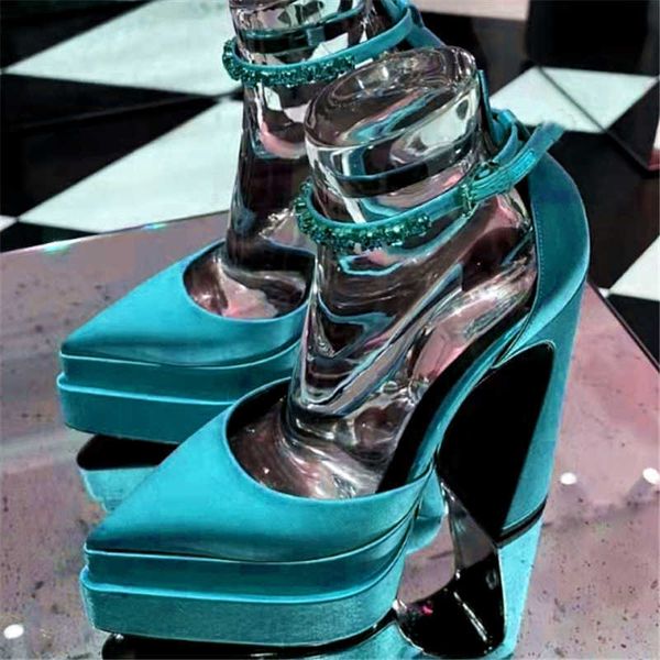 dress shoes sandals summer new 2022 women's pointed toe platform high heel sandals chunky high heels satin rhinestone wedding party sho, Black
dress shoes sandals summer new 2022 women's pointed toe platform high heel sandals chunky high heels satin rhinestone wedding party sho, Black