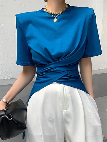 women's tshirt summer solid cross tshirts short sleeve oneck front split bottoming minimalist shirts chic long female 230110, White
women's tshirt summer solid cross tshirts short sleeve oneck front split bottoming minimalist shirts chic long female 230110, White