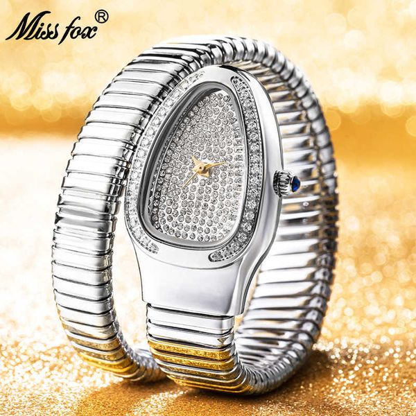 2023 women watches missfox classic elegant snake case adjust bracelet diamond watch for female ladies jewelry timepieces new in 2313, Slivery;golden
2023 women watches missfox classic elegant snake case adjust bracelet diamond watch for female ladies jewelry timepieces new in 2313, Slivery;golden