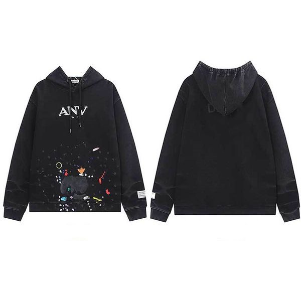 mens hoodies and women hooded sweater embroidered letters splash-ink printed cotton loose pullover long sleeve, Black
mens hoodies and women hooded sweater embroidered letters splash-ink printed cotton loose pullover long sleeve, Black