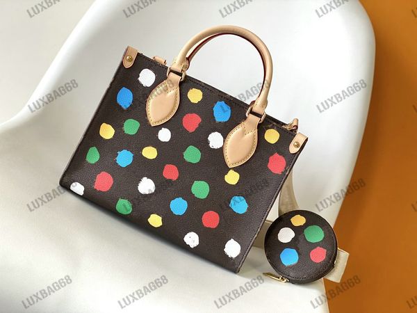 yk onthego pm tote bag 2023ss yayoi kusama 3d painted dots print shoulder bag women on the go mini colorful crossbody 25cm purse full black
yk onthego pm tote bag 2023ss yayoi kusama 3d painted dots print shoulder bag women on the go mini colorful crossbody 25cm purse full black
