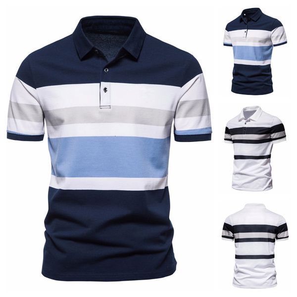 man polo shirt print stripe classical pattern france luxury brand serige cotton blends european design 220719, White;black
man polo shirt print stripe classical pattern france luxury brand serige cotton blends european design 220719, White;black