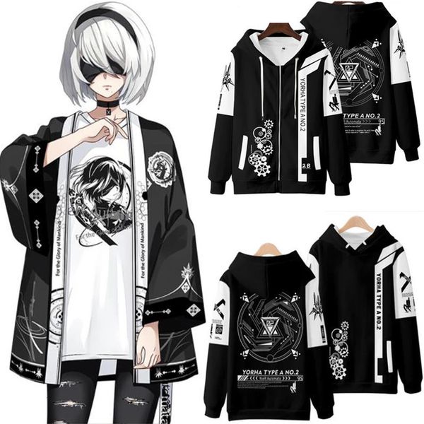 men's hoodies sweatshirts game nier automata 3d printing men/women fashion harajuku hoodies sweatshirt long sleeve pullover / t-shirt/p, Black
men's hoodies sweatshirts game nier automata 3d printing men/women fashion harajuku hoodies sweatshirt long sleeve pullover / t-shirt/p, Black