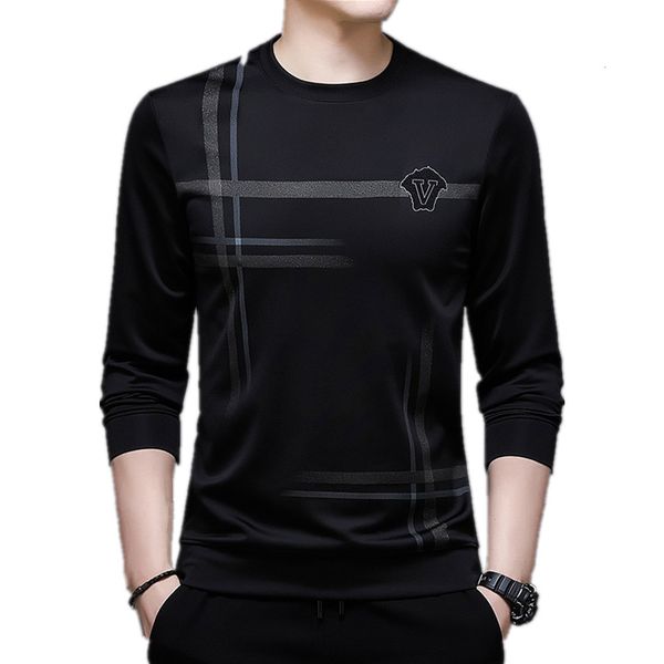 men's tshirts pullover long sleeve sweater casual loose 0versize round neck tshirt 230110, White;black
men's tshirts pullover long sleeve sweater casual loose 0versize round neck tshirt 230110, White;black