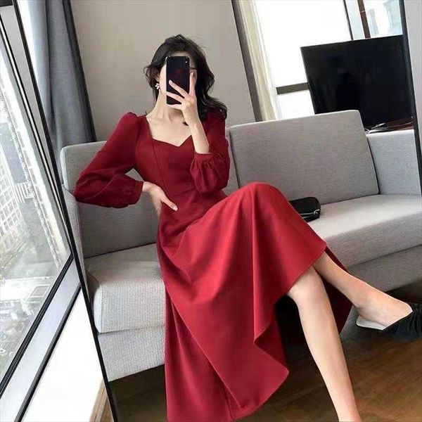 large size womens clothing dress french style v neck hepburn long sleeved female, Black;gray
large size womens clothing dress french style v neck hepburn long sleeved female, Black;gray