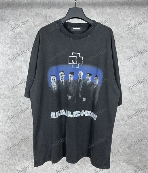 xinxinbuy men designer tee t shirt 23ss paris metal concert letters print short sleeve cotton women black white xs-2xl, Black;brown
xinxinbuy men designer tee t shirt 23ss paris metal concert letters print short sleeve cotton women black white xs-2xl, Black;brown