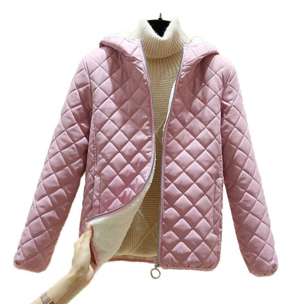 women's down parkas fashion cotton coat winter jackets short hooded lamb thicken warm jacket parka outwear w11 230111, Black
women's down parkas fashion cotton coat winter jackets short hooded lamb thicken warm jacket parka outwear w11 230111, Black