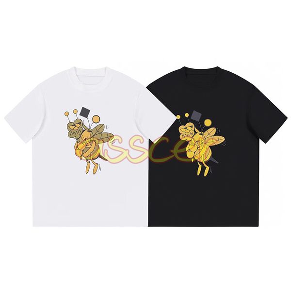 men womens fashion t shirt designer mens digital bee logo print tees men woman casual loose t shirts size xs, White;black
men womens fashion t shirt designer mens digital bee logo print tees men woman casual loose t shirts size xs, White;black
