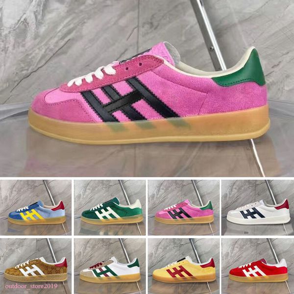 shoes gazelle fashion sneakers flats striped luxurys platform green suede silk red velvet mens womens 35-44
shoes gazelle fashion sneakers flats striped luxurys platform green suede silk red velvet mens womens 35-44