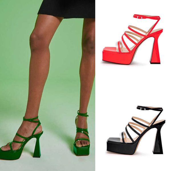 dress shoes sandals square toe patent leather roman sandals women's thick sole summer horseshoe heel party shoes thin strap high heels, Black
dress shoes sandals square toe patent leather roman sandals women's thick sole summer horseshoe heel party shoes thin strap high heels, Black