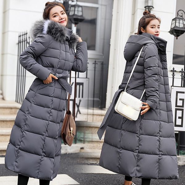 women's down parkas parka winter jacket with hooded fur hat thicken warm coats women cotton plus long winter jacket 230111, Black
women's down parkas parka winter jacket with hooded fur hat thicken warm coats women cotton plus long winter jacket 230111, Black