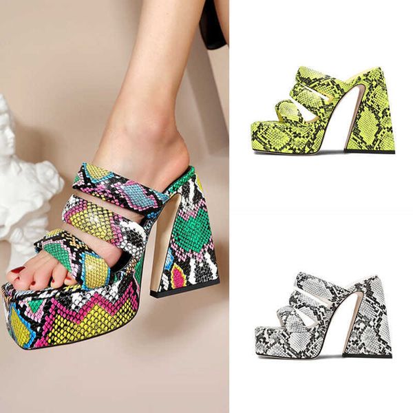 dress shoes ladies outdoor thick sole slippers 2022 summer new snake leather shaped high heel fashion sandals casual beach slippers 0111, Black
dress shoes ladies outdoor thick sole slippers 2022 summer new snake leather shaped high heel fashion sandals casual beach slippers 0111, Black