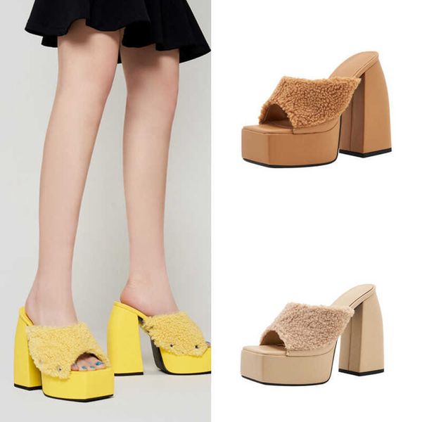 dress shoes ladies outdoor sandals and slippers summer new square head horseshoe high-heeled thick-soled plush shoes high-heeled slippers 01, Black
dress shoes ladies outdoor sandals and slippers summer new square head horseshoe high-heeled thick-soled plush shoes high-heeled slippers 01, Black