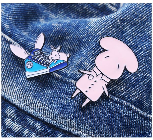 cute cartoon jump rabbit shoes alloy brooch rabbit sheep animal badge creative clothing accessories, Blue
cute cartoon jump rabbit shoes alloy brooch rabbit sheep animal badge creative clothing accessories, Blue