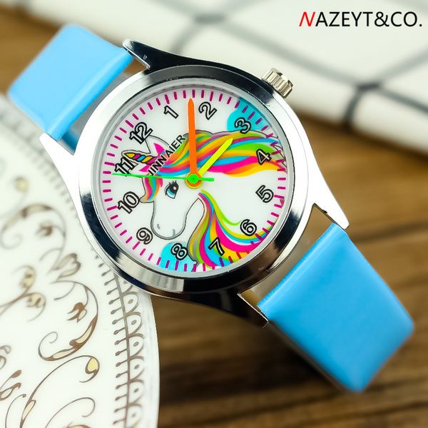 fashion unicorn children watches leather colorful band sports kids watch student clock xmas gift, Slivery;brown
fashion unicorn children watches leather colorful band sports kids watch student clock xmas gift, Slivery;brown