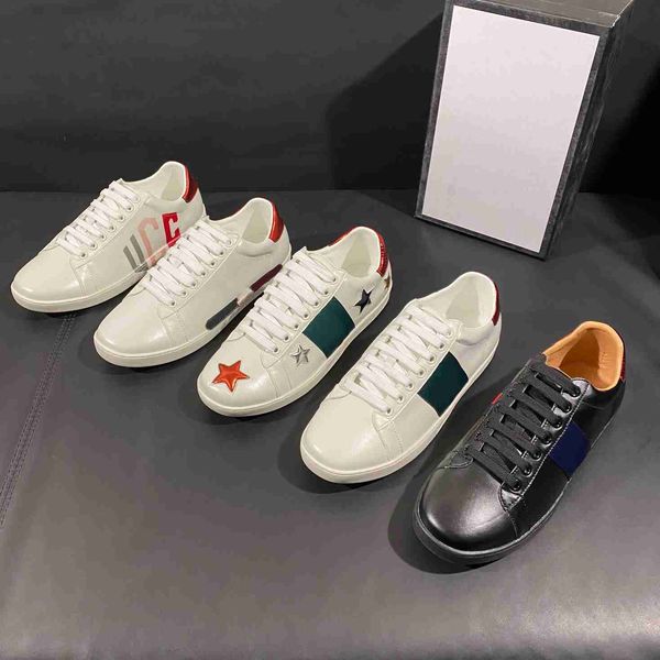 2023 luxurys designer shoes men women sneakers chaussures leather trainers embroidery stripes sneaker walking sports shoe size 35-47, Black
2023 luxurys designer shoes men women sneakers chaussures leather trainers embroidery stripes sneaker walking sports shoe size 35-47, Black