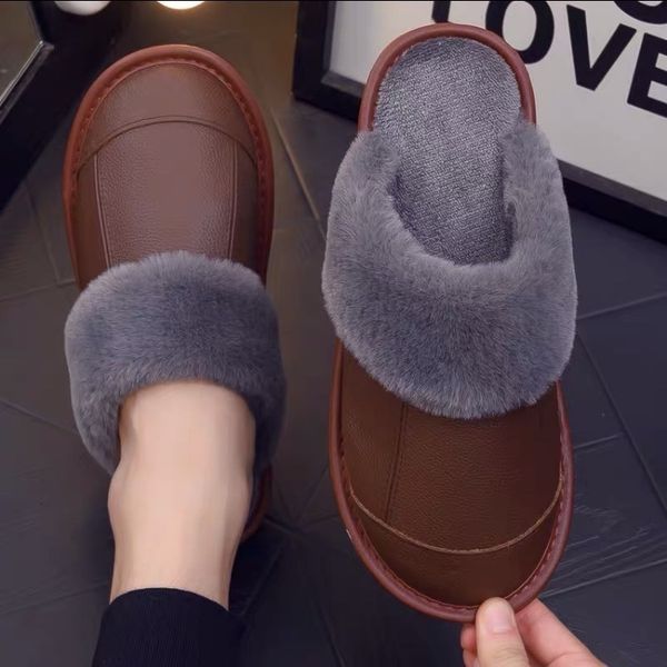 dress shoes leather slippers winter women's home plush warm anti-slip ap3kuan 230111, Black
dress shoes leather slippers winter women's home plush warm anti-slip ap3kuan 230111, Black