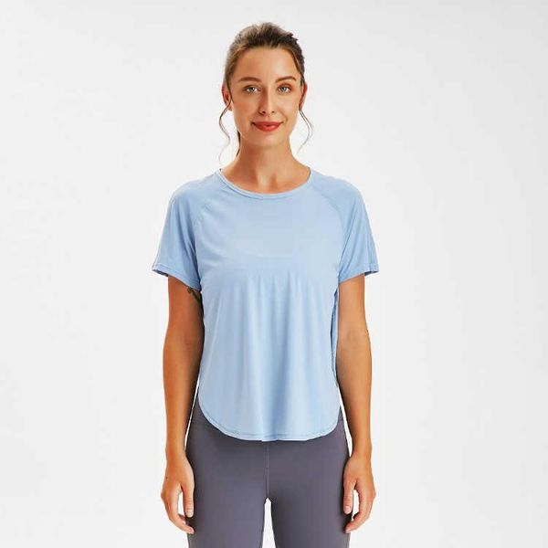 yoga short sleeve lu running gym clothes women shirt laser punching quick-drying breathable fitness casual all-match lu yoga top, White
yoga short sleeve lu running gym clothes women shirt laser punching quick-drying breathable fitness casual all-match lu yoga top, White