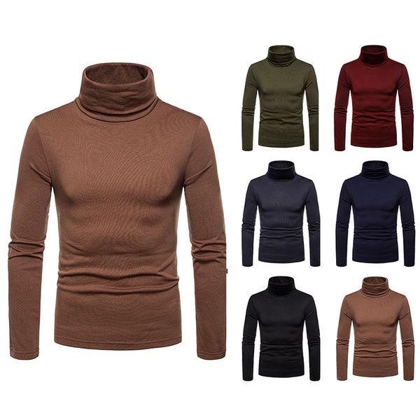 men's tshirts winter large thickened high neck long sleeve tshirt undercoat 230110, White;black
men's tshirts winter large thickened high neck long sleeve tshirt undercoat 230110, White;black
