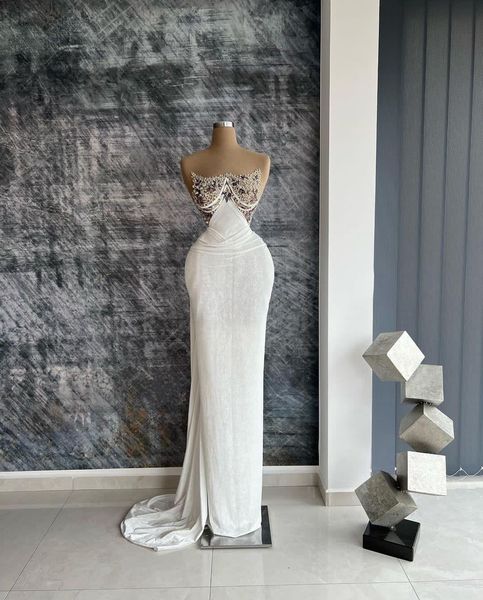 velvet mermaid prom dresses bateau sleeveless strapless satin beaded appliques sequins floor length celebrity diamond formal evening dress p, Black
velvet mermaid prom dresses bateau sleeveless strapless satin beaded appliques sequins floor length celebrity diamond formal evening dress p, Black