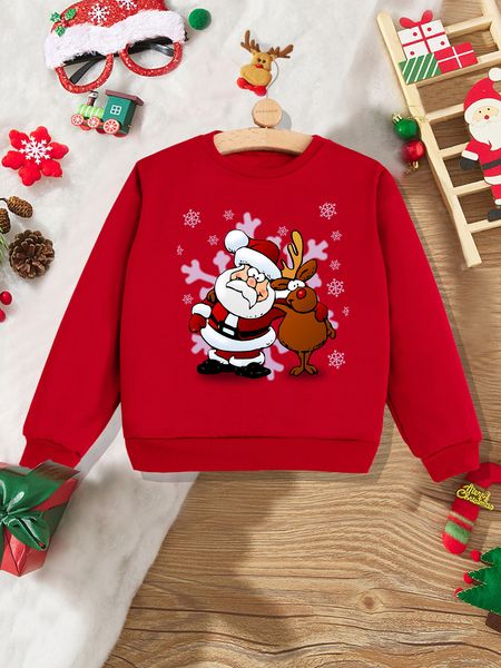 pullover merry christmas santa claus snow print fall long sleeve sweatshirt kids girls boys clothes christmas sweatshirts hoodie t-shirt 230, Blue
pullover merry christmas santa claus snow print fall long sleeve sweatshirt kids girls boys clothes christmas sweatshirts hoodie t-shirt 230, Blue