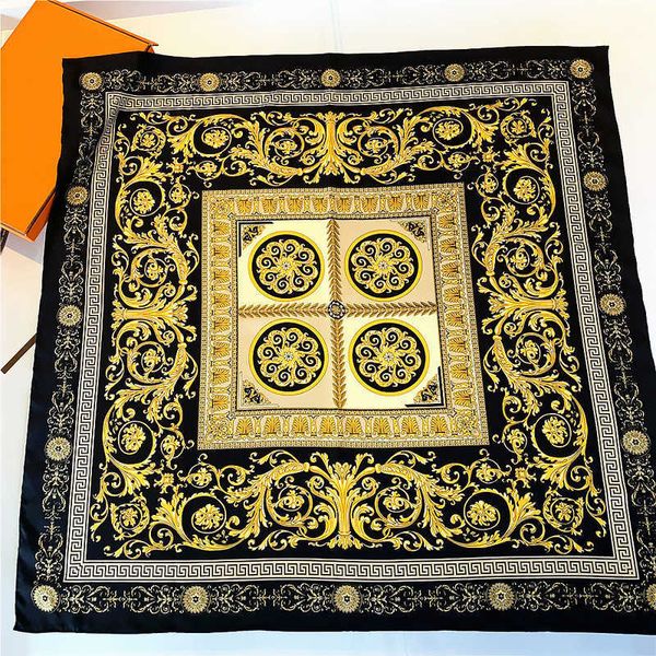 twill silk hand rolled scarf for women fashion shawls wraps luxury muslim head hijab golden floral printed square scarves 23011, Blue;gray
twill silk hand rolled scarf for women fashion shawls wraps luxury muslim head hijab golden floral printed square scarves 23011, Blue;gray