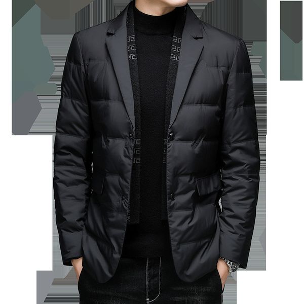 men's suits blazers winter style 90 white duck down high-end quality scarf collar casual suit jacket 230111, White;black
men's suits blazers winter style 90 white duck down high-end quality scarf collar casual suit jacket 230111, White;black
