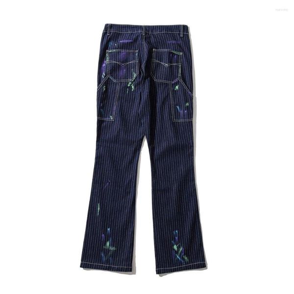 men's jeans personality speckle graffiti vertical stripe slightly flared men's hip-hop brand loose wide-leg long cropped, Blue
men's jeans personality speckle graffiti vertical stripe slightly flared men's hip-hop brand loose wide-leg long cropped, Blue