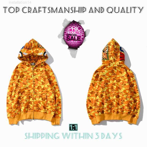 craftsmanship mens hoodies apes hoodie designer jacket shark pullover tiger full zip color harajuku sweatshirt fashion co branding, Black
craftsmanship mens hoodies apes hoodie designer jacket shark pullover tiger full zip color harajuku sweatshirt fashion co branding, Black