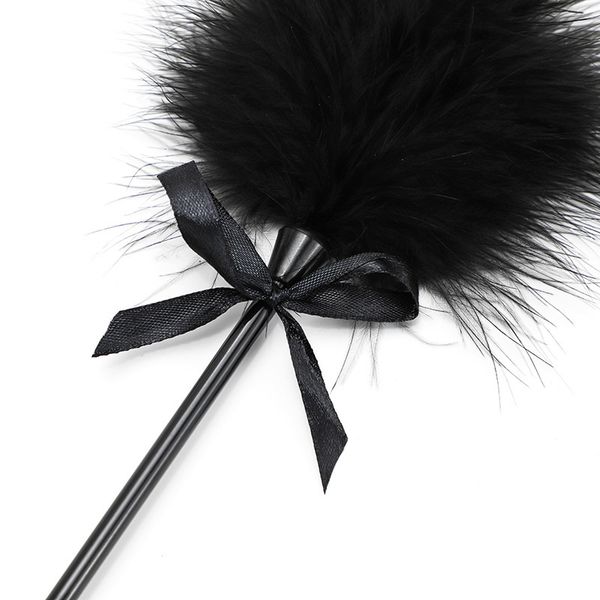 diy tanks 34cm whip bird feather feather toy products bondage couple game toy camis, Black
diy tanks 34cm whip bird feather feather toy products bondage couple game toy camis, Black