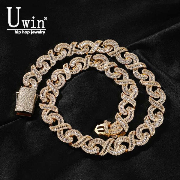 uwin 15mm cross link cuban chain setting iced out square cubic zirconia fashion charm necklace for women man 23011, Golden;silver
uwin 15mm cross link cuban chain setting iced out square cubic zirconia fashion charm necklace for women man 23011, Golden;silver