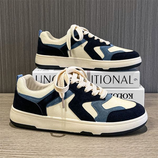 dress shoes men vulcanize retro fashion casual color matching thick sole lace up sneakers men's walking flats zapatillas hombre 230111, Black
dress shoes men vulcanize retro fashion casual color matching thick sole lace up sneakers men's walking flats zapatillas hombre 230111, Black