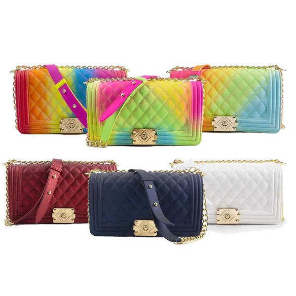 wholesale girls jelly purse shoulder hand bag women rainbow candy crossbody colorful pvc handbags matte
wholesale girls jelly purse shoulder hand bag women rainbow candy crossbody colorful pvc handbags matte