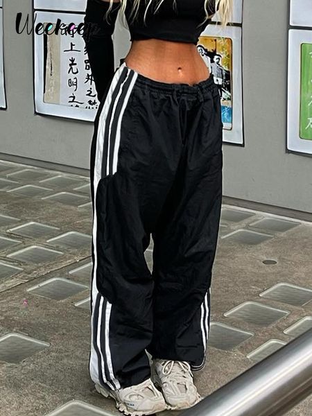 women's pants s weekeep side striped black baggy sweatpants streetwear women jogging casual summer korean fashion sports basic 230110, Black;white
women's pants s weekeep side striped black baggy sweatpants streetwear women jogging casual summer korean fashion sports basic 230110, Black;white