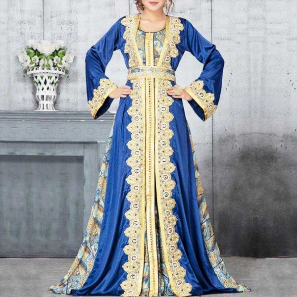 autumn and winter womens middle east printed dress muslim robe long, Black;gray
autumn and winter womens middle east printed dress muslim robe long, Black;gray