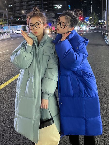 women's down parkas winter women x long coat casual hooded thick warm windproof jackets fashion female outwear long parkas jacket 23011, Black
women's down parkas winter women x long coat casual hooded thick warm windproof jackets fashion female outwear long parkas jacket 23011, Black