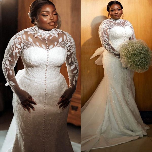 2023 arabic aso ebi white mermaid wedding dress sheer neck lace beaded pearls bridal gowns dresses zj708
2023 arabic aso ebi white mermaid wedding dress sheer neck lace beaded pearls bridal gowns dresses zj708