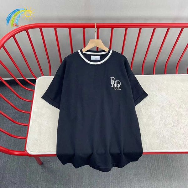 men's t-shirts 2023 spring summer knitted t-shirt men women 1 1 oversized classic embroidery tee green blue with tags t230111, White;black
men's t-shirts 2023 spring summer knitted t-shirt men women 1 1 oversized classic embroidery tee green blue with tags t230111, White;black