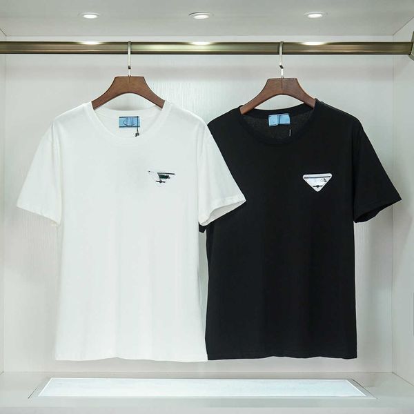brand casual men's t-shirts 2023ss early spring new short sleeve pullover t-shirt classic triangle casual versatile plus size, White;black
brand casual men's t-shirts 2023ss early spring new short sleeve pullover t-shirt classic triangle casual versatile plus size, White;black