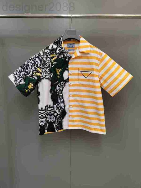 designer fashion brand casual shirt loose edition shirts high-quality striped print design mens luxury single row short 4ebu, White;black
designer fashion brand casual shirt loose edition shirts high-quality striped print design mens luxury single row short 4ebu, White;black
